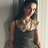CHAIN OF ICE SILVER CHAIN NECKLACE