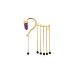 THE ULTIMATE QUESTION GOLD PLATE EARCUFF